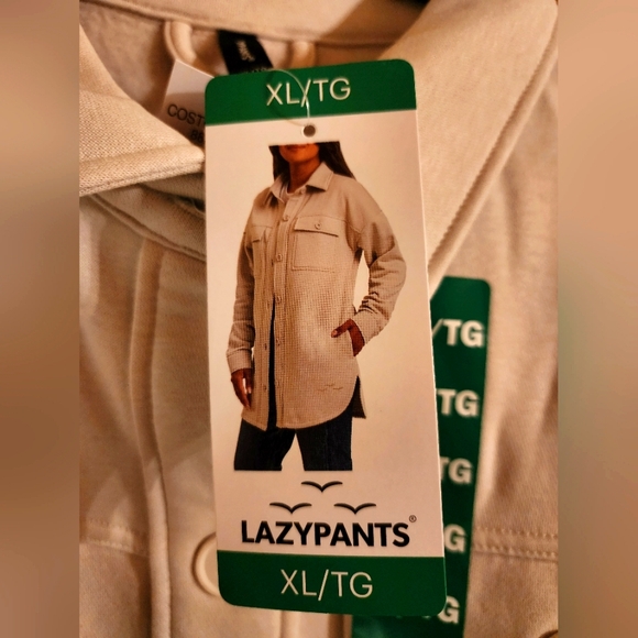 NEW- XL - LAZYPANTS Shacket - Picture 1 of 3